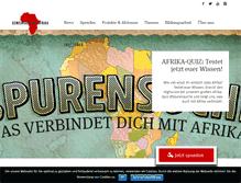 Tablet Screenshot of gemeinsam-fuer-afrika.de